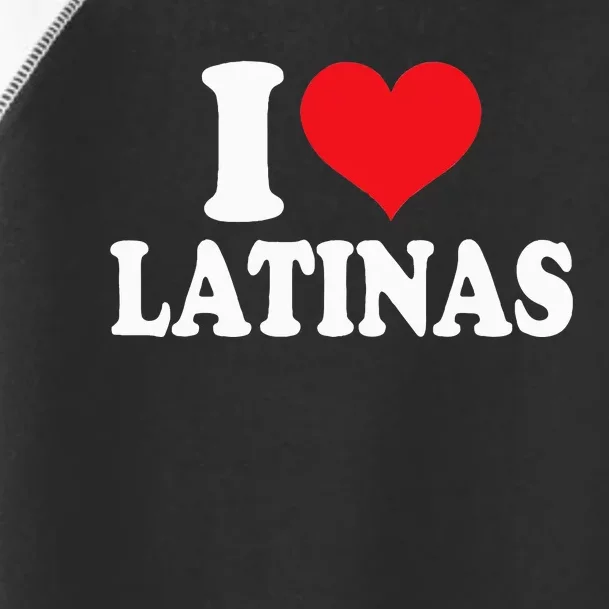 Latinas Love Heart shaped Latin Pride Design Toddler Fine Jersey T-Shirt