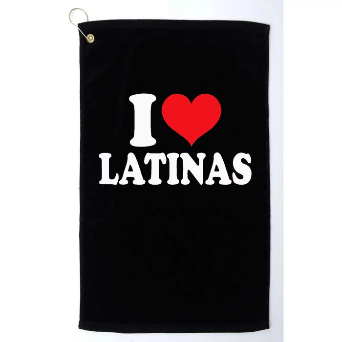 Latinas Love Heart shaped Latin Pride Design Platinum Collection Golf Towel