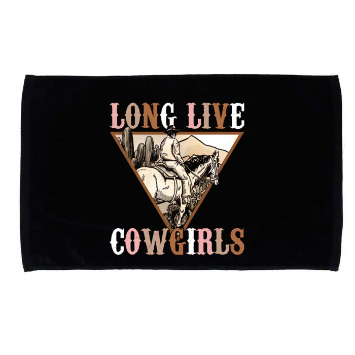 Long Live Howdy Rodeo Western Country Southern Cowgirls Microfiber Hand Towel