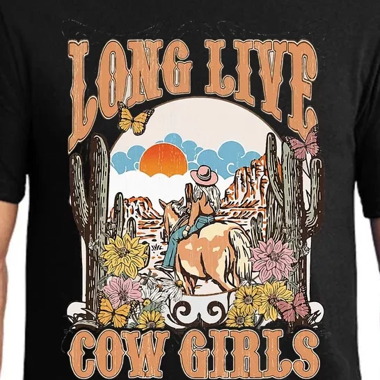 Long Live Howdy Rodeo Western Country Southern Cowgirl Pajama Set