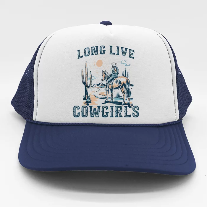 Long Live Howdy Rodeo Western Country Southern Cowgirls Trucker Hat