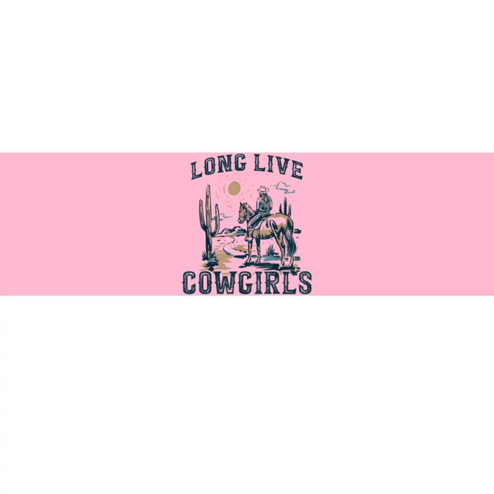 Long Live Howdy Rodeo Western Country Southern Cowgirls Bumper Sticker