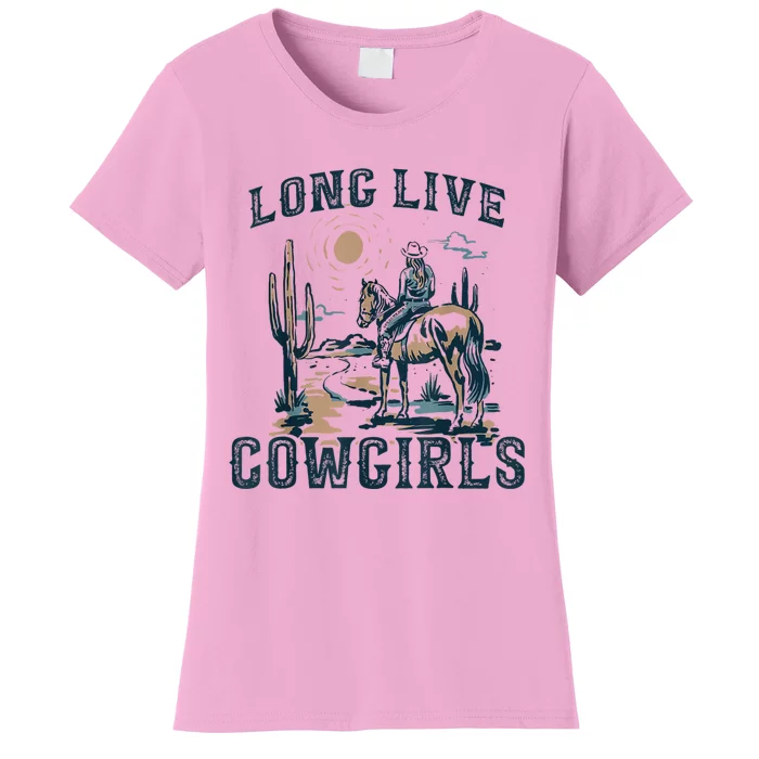 Long Live Howdy Rodeo Western Country Southern Cowgirls Women's T-Shirt