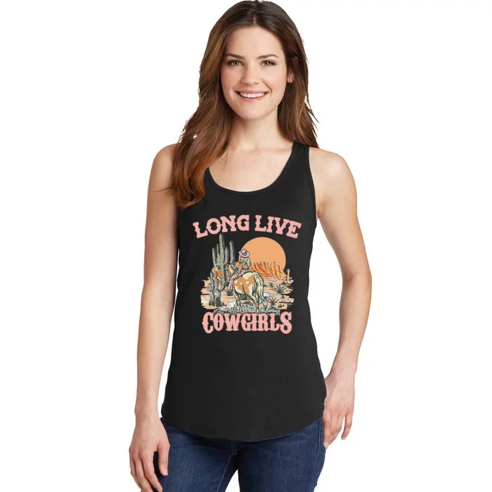 Long Live Howdy Rodeo Western Country Southern Cowgirls Ladies Essential Tank