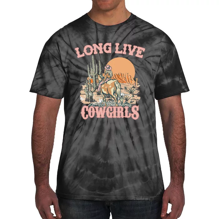 Long Live Howdy Rodeo Western Country Southern Cowgirls Tie-Dye T-Shirt