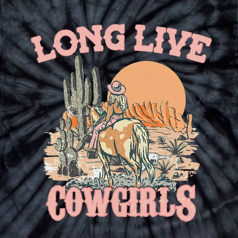 Long Live Howdy Rodeo Western Country Southern Cowgirls Tie-Dye T-Shirt