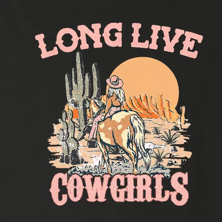 Long Live Howdy Rodeo Western Country Southern Cowgirls Toddler Long Sleeve Shirt