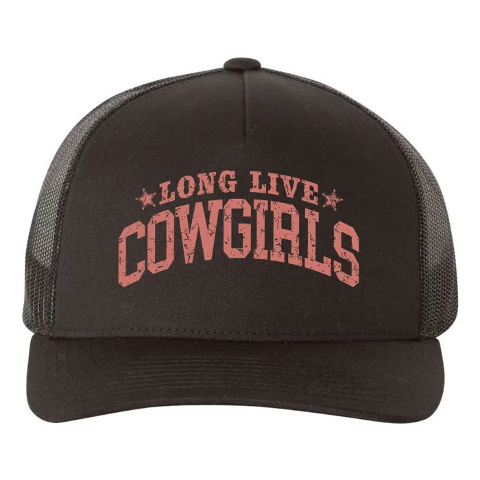 Long Live Howdy Rodeo Western Country Southern Cowgirls Yupoong Adult 5-Panel Trucker Hat