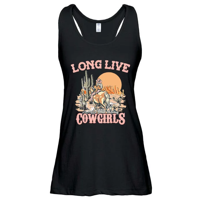 Long Live Howdy Rodeo Western Country Southern Cow Ladies Essential Flowy Tank