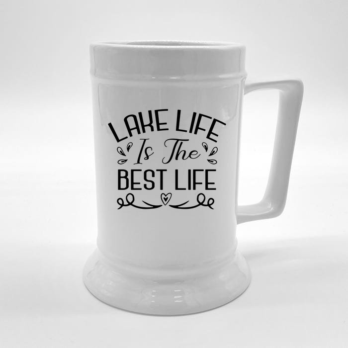 Lake Life Is The Best Life Front & Back Beer Stein