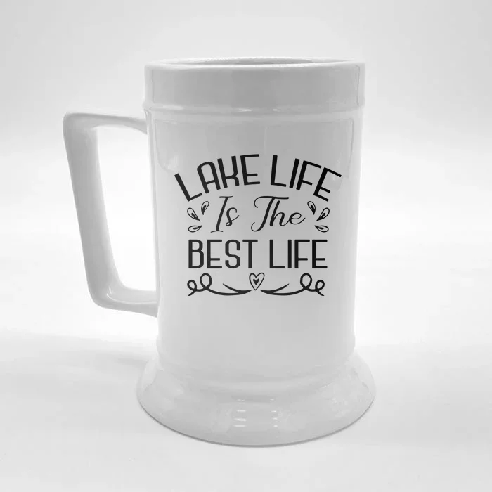 Lake Life Is The Best Life Front & Back Beer Stein