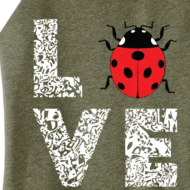 Ladybugs Love Insects Bugs Entomology Sweet Women’s Perfect Tri Rocker Tank