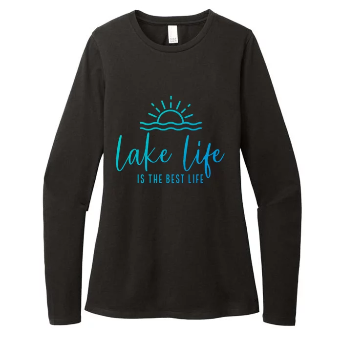 Lake Life Is The Best Life Lake Vibes Summer Vacation Gift Womens CVC Long Sleeve Shirt