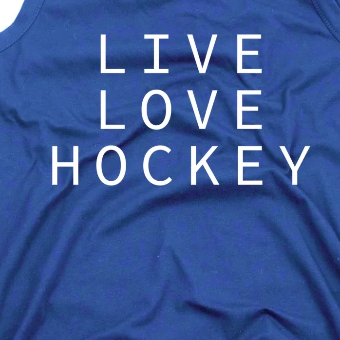 Live Love Ice Hockey Goalie Loves Ice Hockey Cute Gift Tank Top