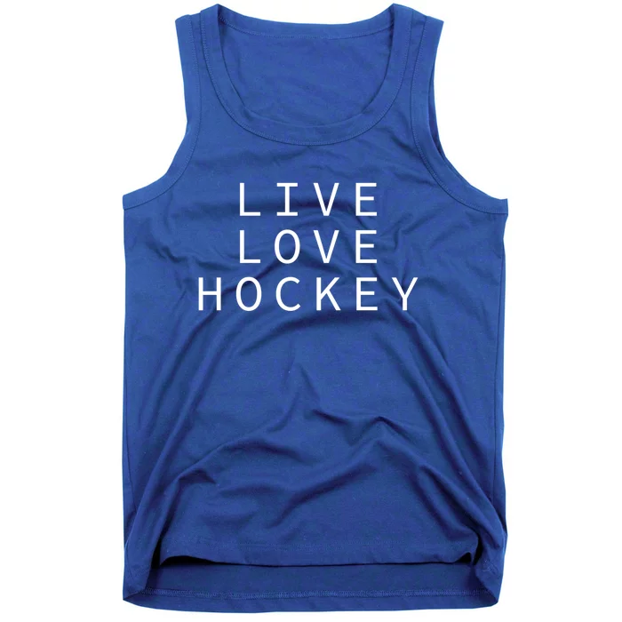 Live Love Ice Hockey Goalie Loves Ice Hockey Cute Gift Tank Top