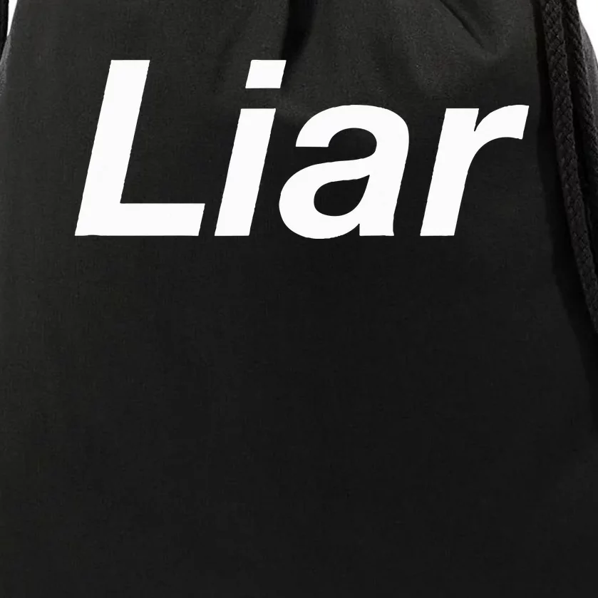 Liar Drawstring Bag