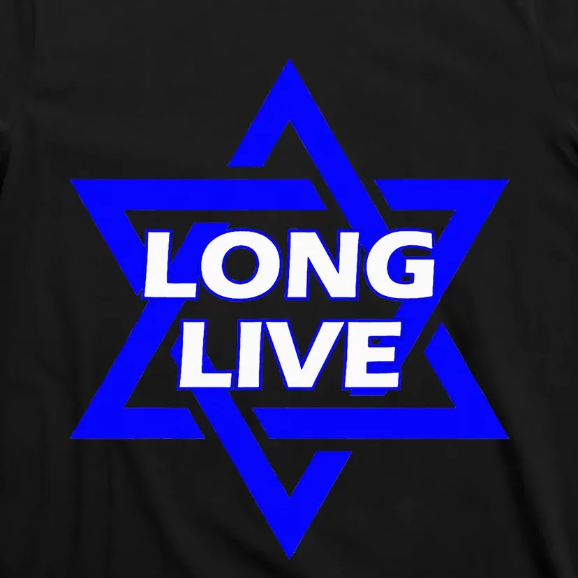 Long Live Israel Star Of David T-Shirt