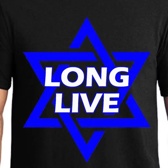 Long Live Israel Star Of David Pajama Set