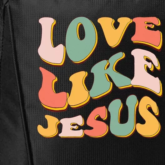 Love Like Jesus Graphic Tee City Backpack