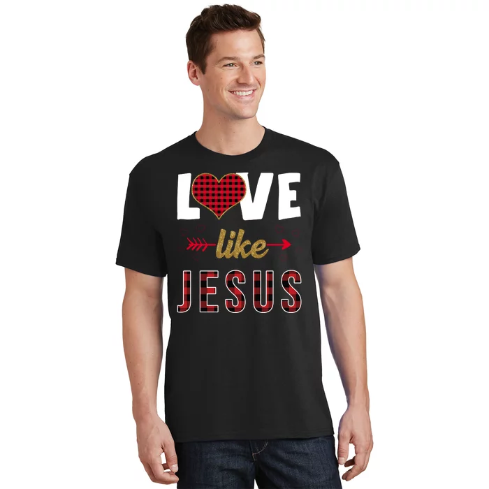 Love Like Jesus Cute Leopard T-Shirt