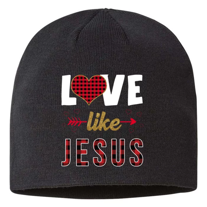 Love Like Jesus Cute Leopard 8 1/2in Sustainable Knit Beanie