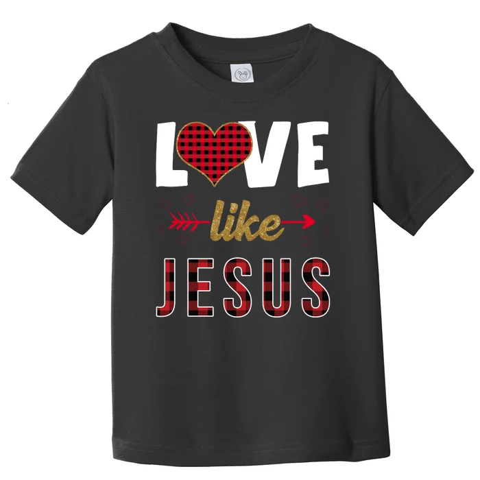 Love Like Jesus Cute Leopard Toddler T-Shirt