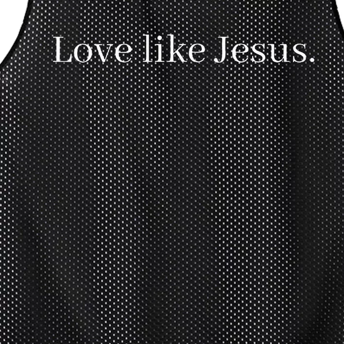 Love Like Jesus Mesh Reversible Basketball Jersey Tank