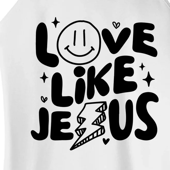 Love Like Jesus Christian Church Women’s Perfect Tri Rocker Tank