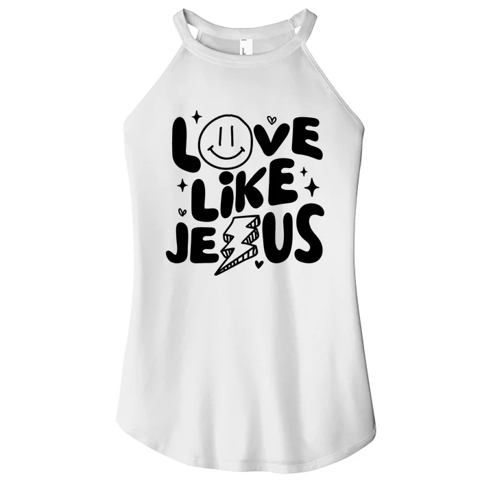 Love Like Jesus Christian Church Women’s Perfect Tri Rocker Tank