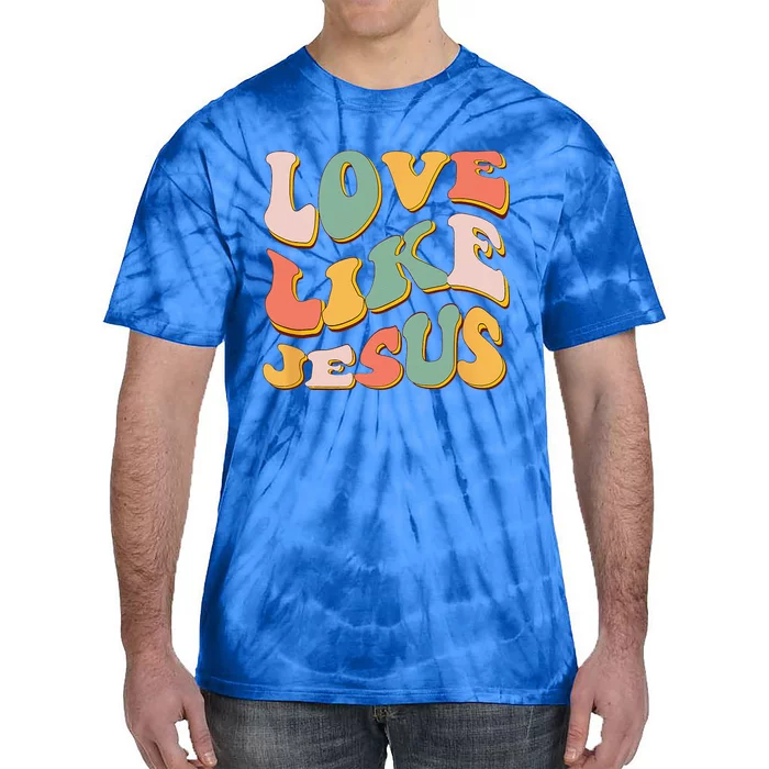 Love Like Jesus Graphic Tie-Dye T-Shirt