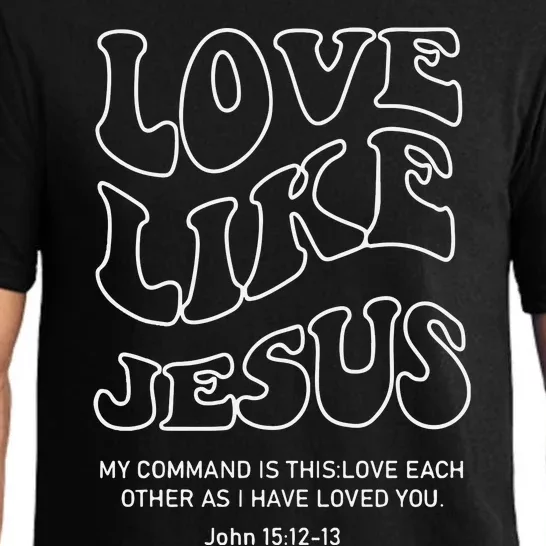 Love Like Jesus Christian Pajama Set