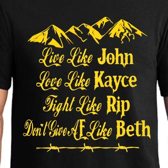 Live Like John Love Like Kayce Pajama Set