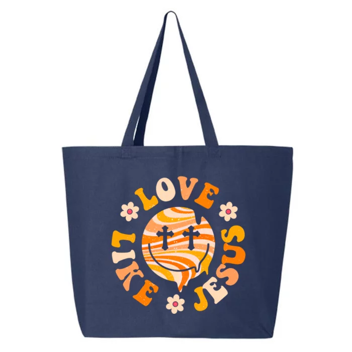 Love Like Jesus Christian God Lover Funny Words Gift 25L Jumbo Tote