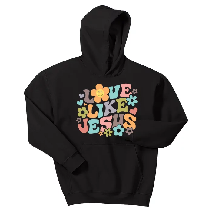 Love Like Jesus Religious Gifts Bible Verse Kids Hoodie