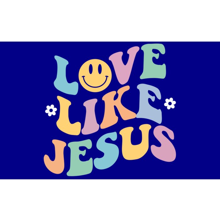 Love Like Jesus Religious God Gift With Words Gift Bumper Sticker