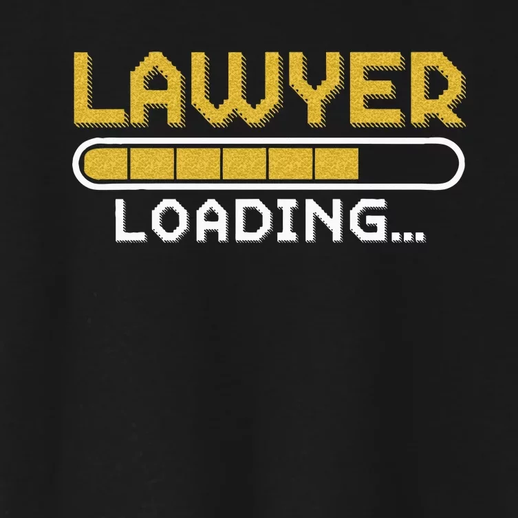 Lawyer Loading Judge Law Justice Attorney Lawyer Women's Crop Top Tee