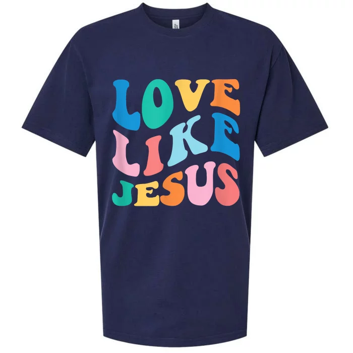 Love Like Jesus Graphic Tee Sueded Cloud Jersey T-Shirt