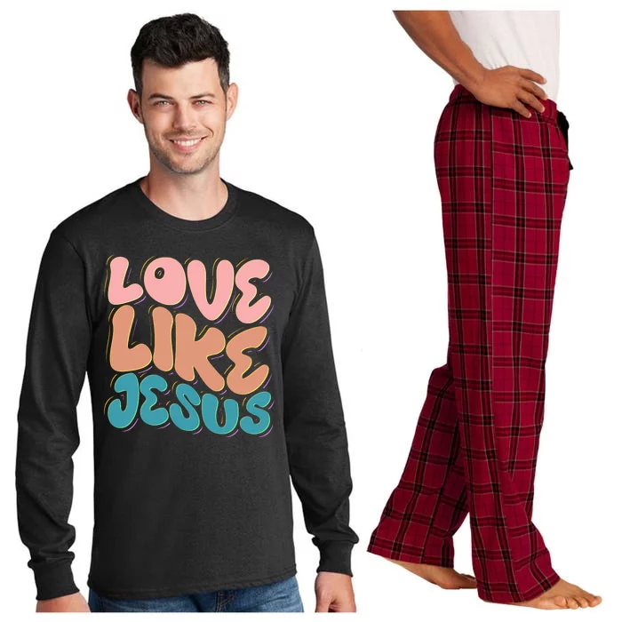 Love Like Jesus Long Sleeve Pajama Set