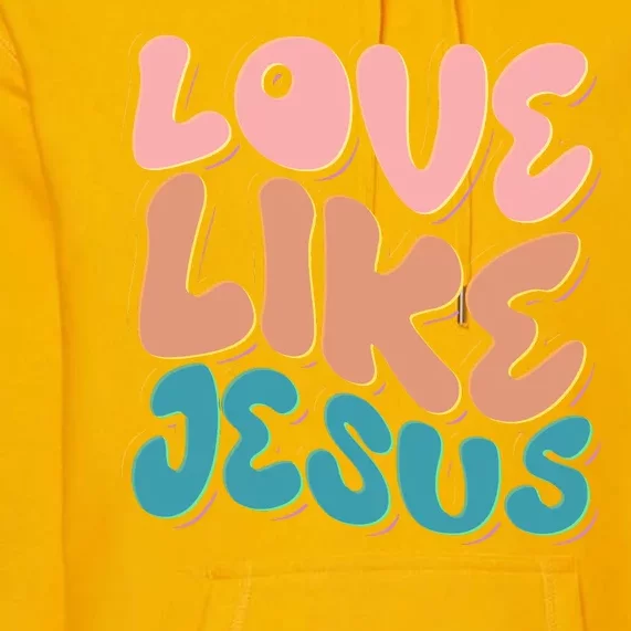 Love Like Jesus Premium Hoodie