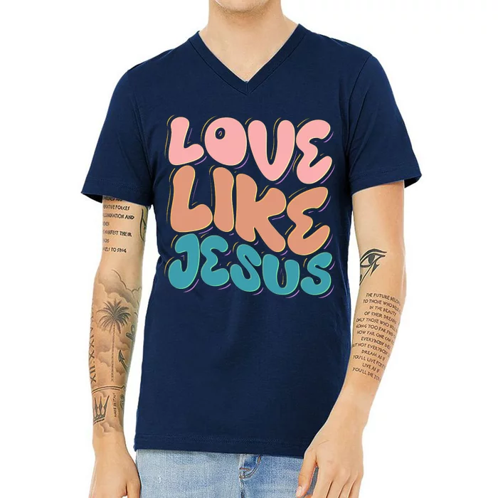 Love Like Jesus V-Neck T-Shirt