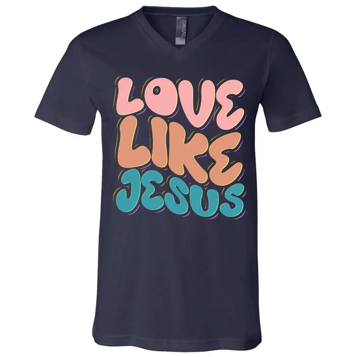 Love Like Jesus V-Neck T-Shirt