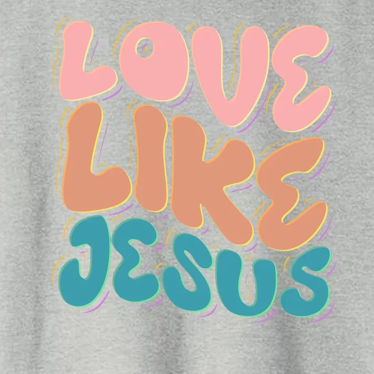 Love Like Jesus Women's Crop Top Tee