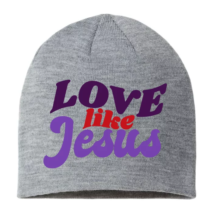 Love Like Jesus Retro 8 1/2in Sustainable Knit Beanie