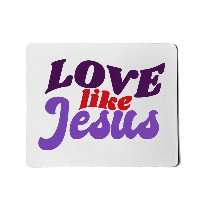 Love Like Jesus Retro Mousepad