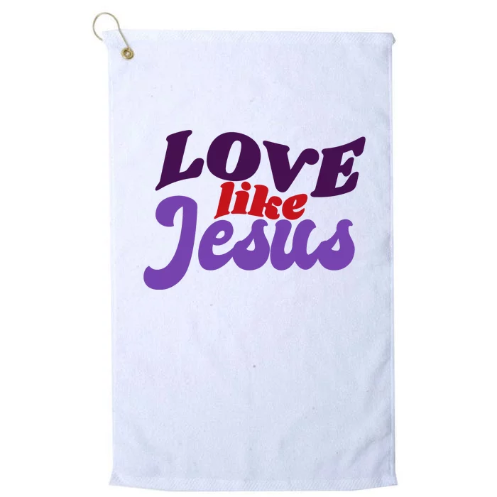 Love Like Jesus Retro Platinum Collection Golf Towel