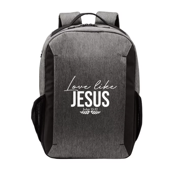 Love Like Jesus Dear Person Behind Me Christian Front & Back Vector Backpack