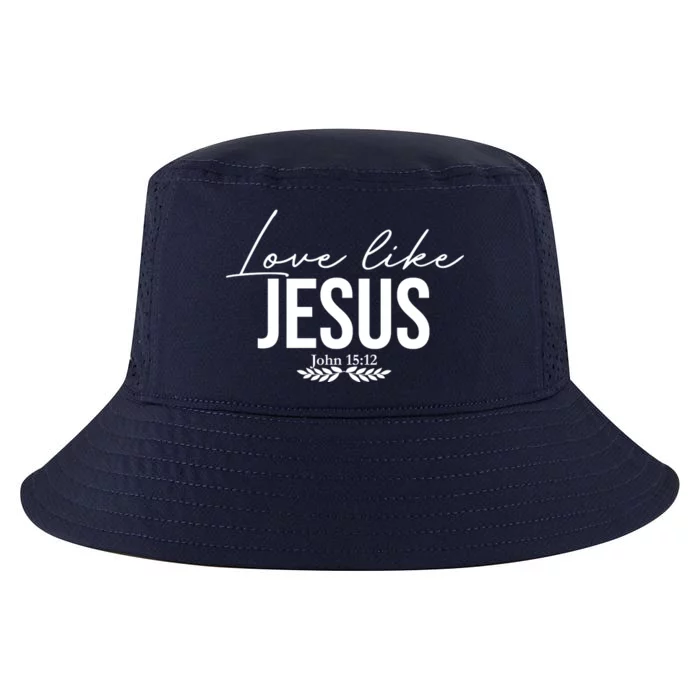 Love Like Jesus Dear Person Behind Me Christian Front & Back Cool Comfort Performance Bucket Hat