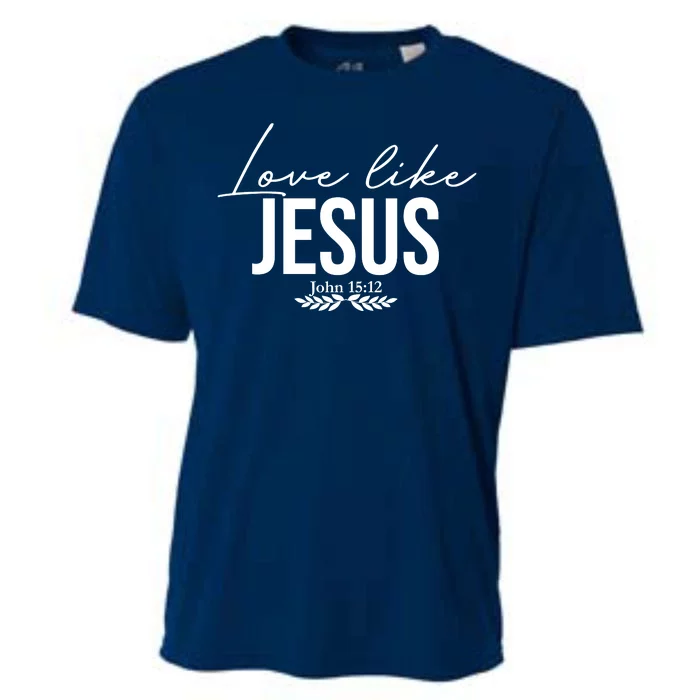 Love Like Jesus Dear Person Behind Me Christian Front & Back Cooling Performance Crew T-Shirt