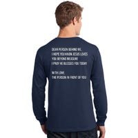 Love Like Jesus Dear Person Behind Me Christian Tall Long Sleeve T-Shirt