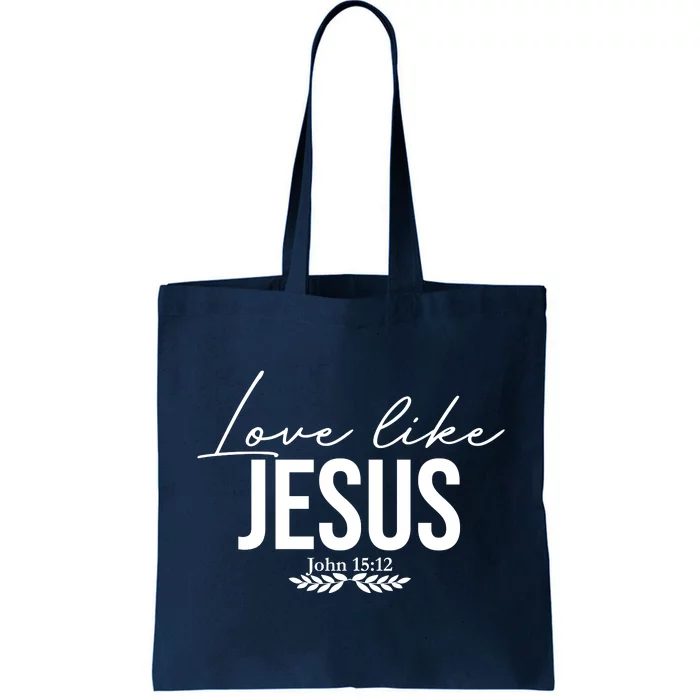 Love Like Jesus Dear Person Behind Me Christian Front & Back Tote Bag